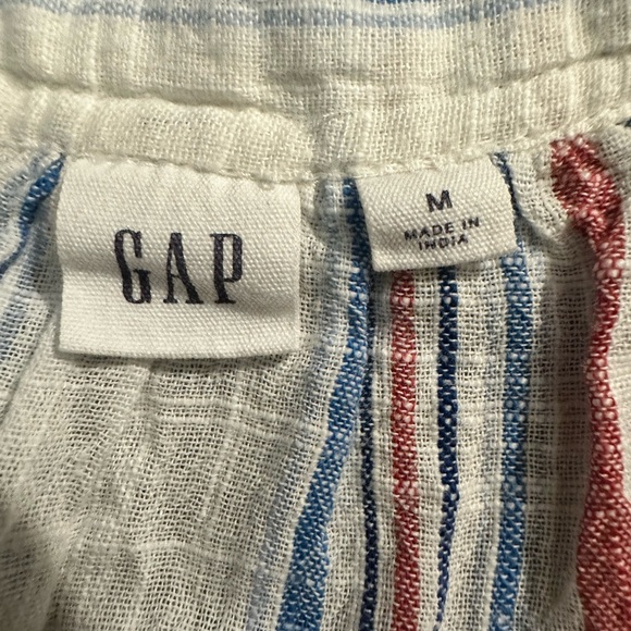 Gap Colorful Striped Crop Top with Straps - Picture 3 of 4